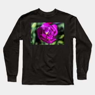 Double Purple Tulip Long Sleeve T-Shirt